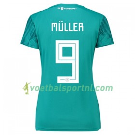 Duitsland Müller 9 Dames Uit Shirt WK voetbal 2018